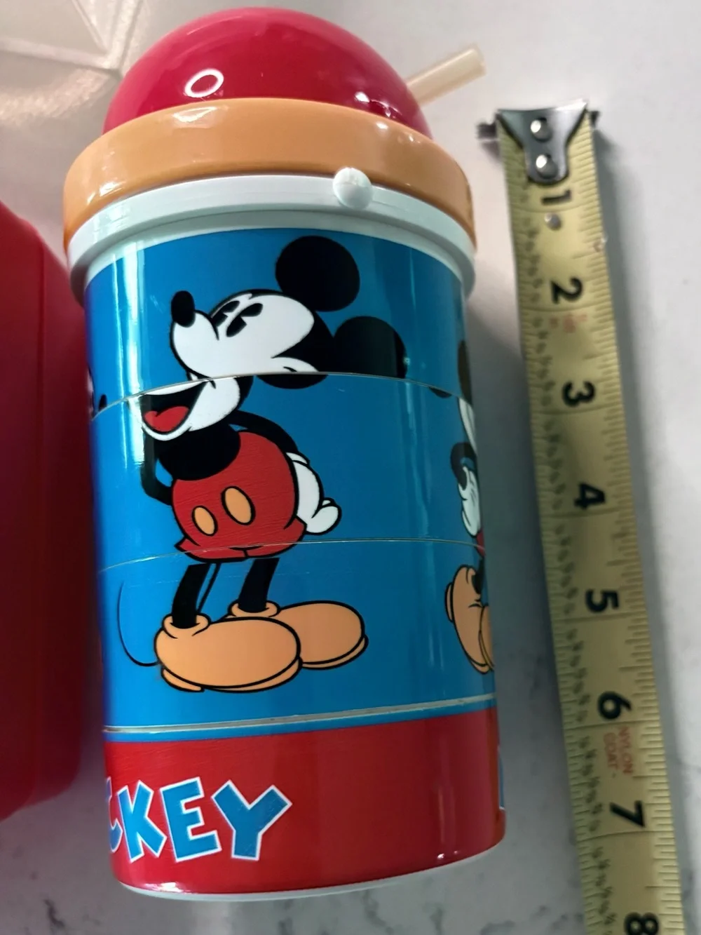 Disney Vintage Snack Puzzle Cup & Snack Box & Clear Case